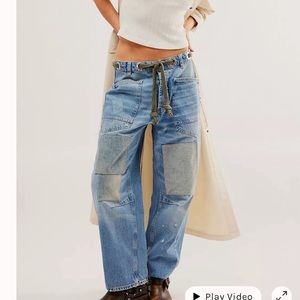 We The Free Moxie Pull On Barrel Jeans , size 26